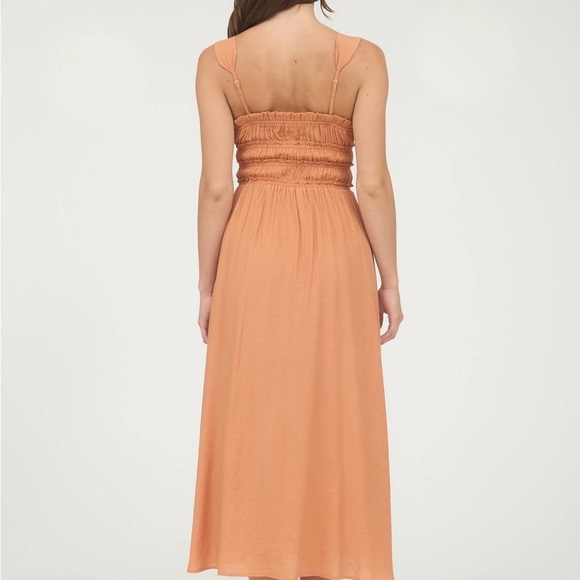 New with tags! Stunning Blu Pepper Peach Maxi Dress - Picture 5 of 7